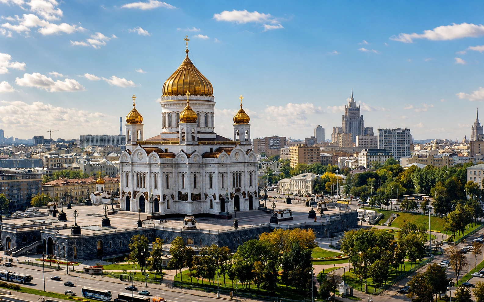 Cathédrale du Christ-Sauveur à Moscou