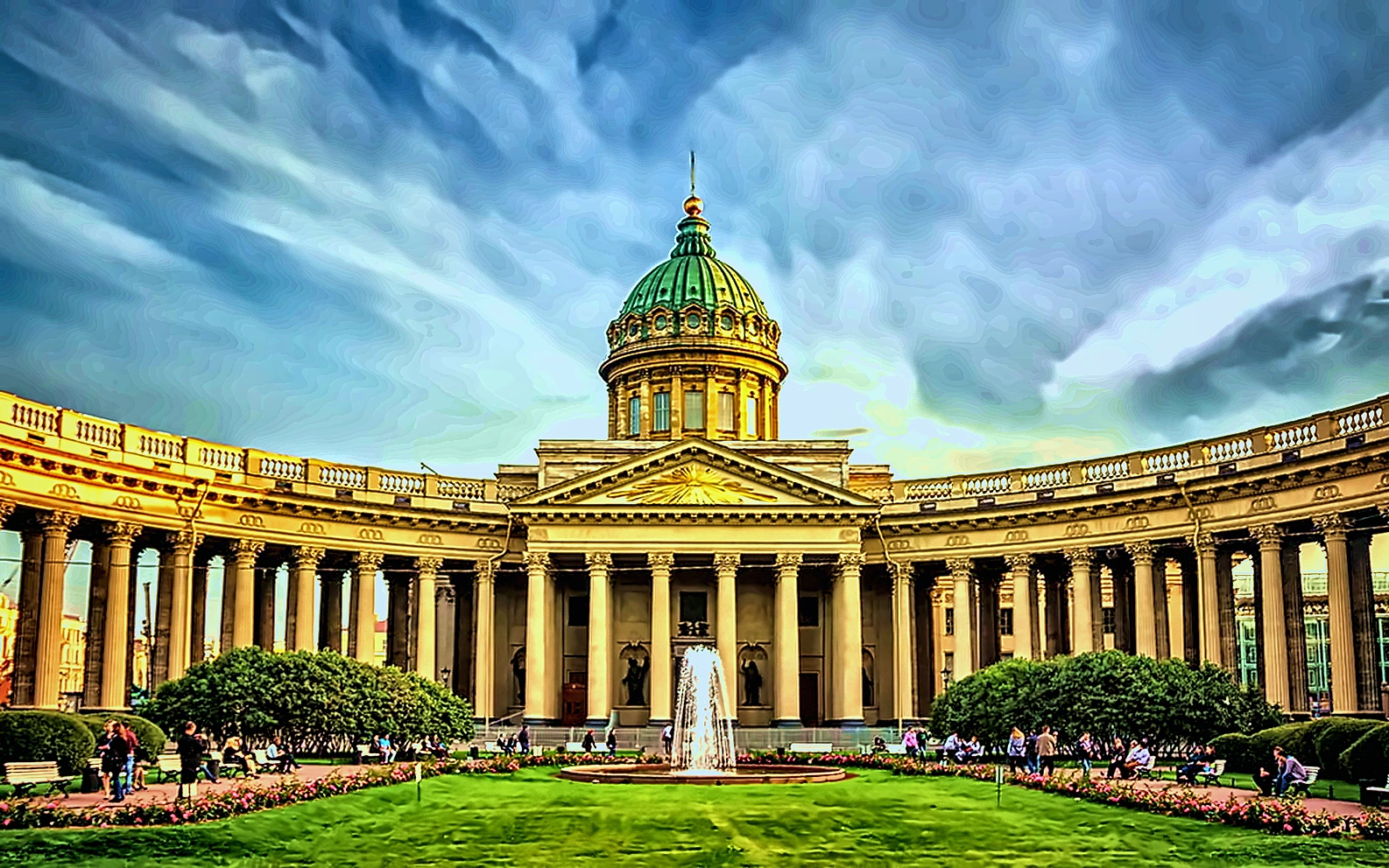 Kazan Cathedral on Nevsky Prospekt in Saint Petersburg